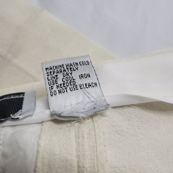 Vintage Virgola Uomo Mens Dress Pants 42 ( Fit 41 X 29 ) Pleated Front Textured - Picture 5 of 15